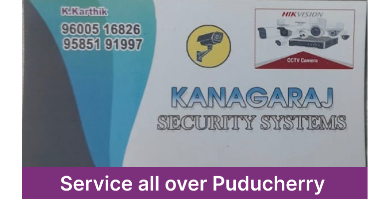 Kanagaraj cctv camera dealers in pondicherry